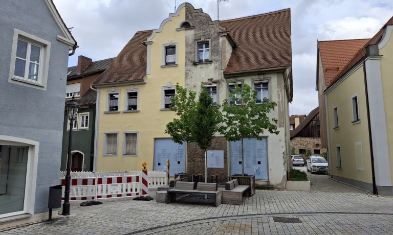 Romantik-Installation am Banse-Haus